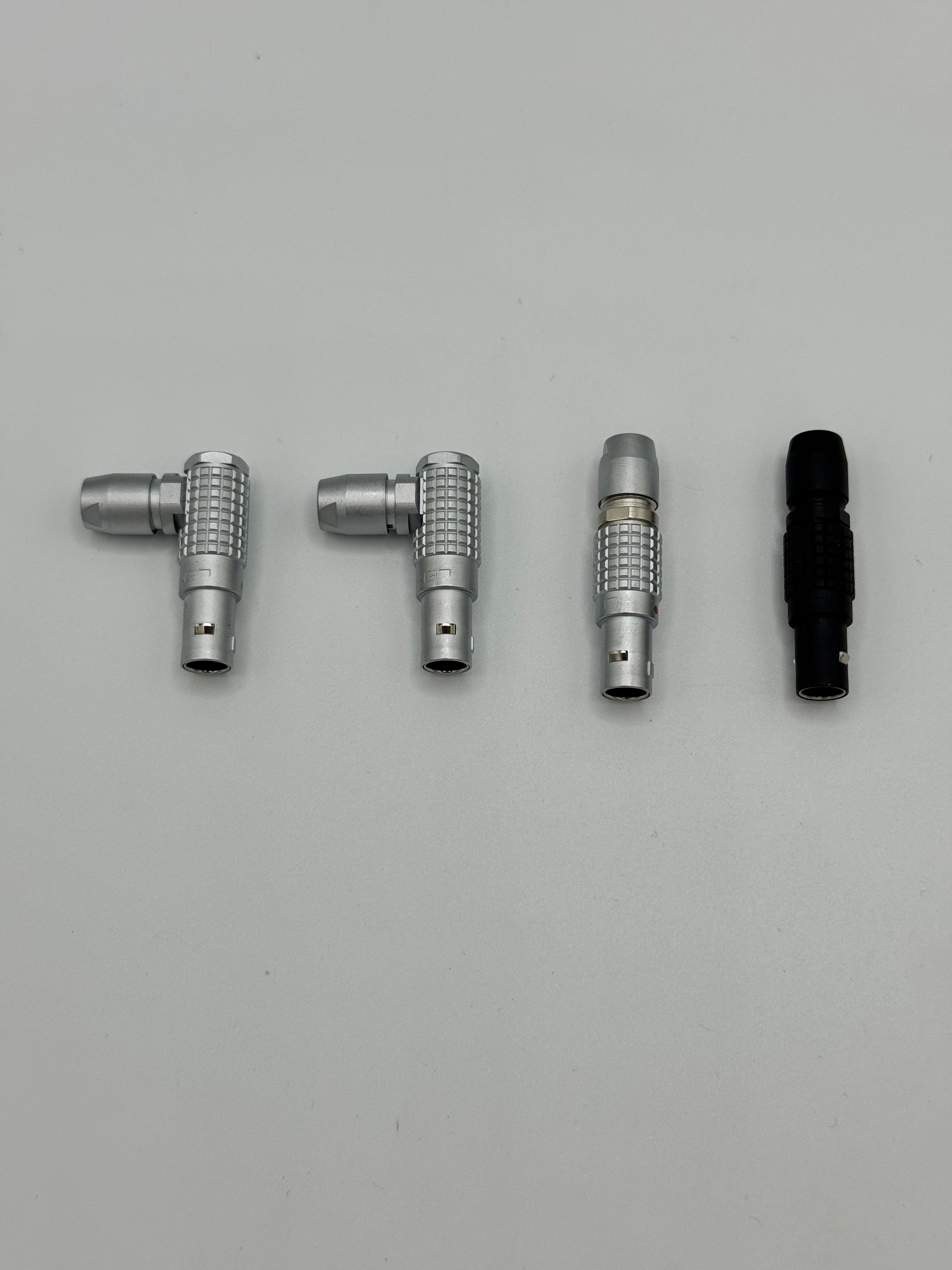 Genuine LEMO Connectors - 2-Pin Power and 9-Pin EXT