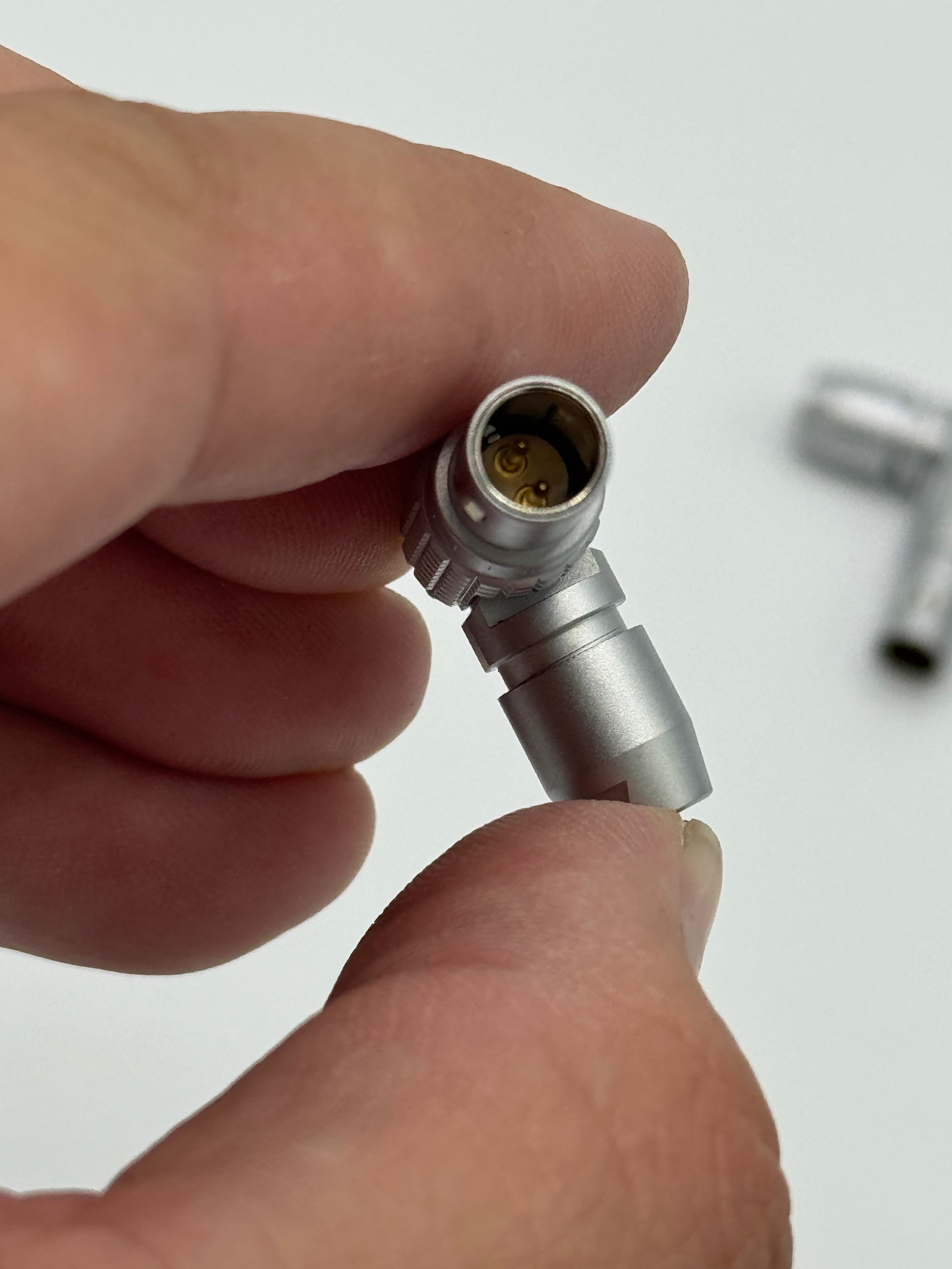 Genuine LEMO Connectors - 2-Pin Power and 9-Pin EXT